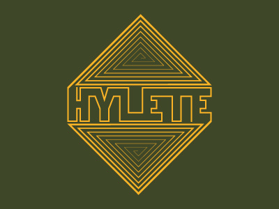 Hylete Outlines graphicdesign graphics illustration t shirtdesign teeshirtdesign typestyle typography