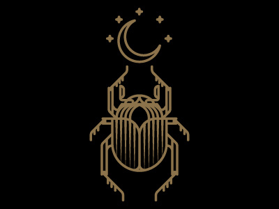 Night Chaser Scarab branding design graphicdesign graphics illustration logo