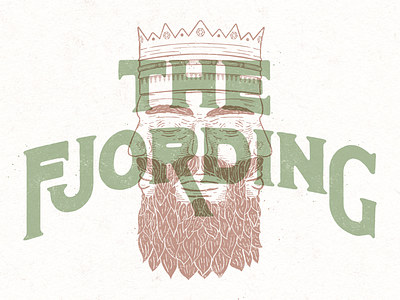 The Fjording crown epcot faces illustration king norway typography world showcase
