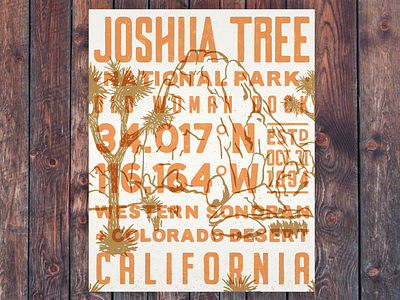 Joshua Tree california coordinates desert joshua tree luggage tag national park old woman rock post card