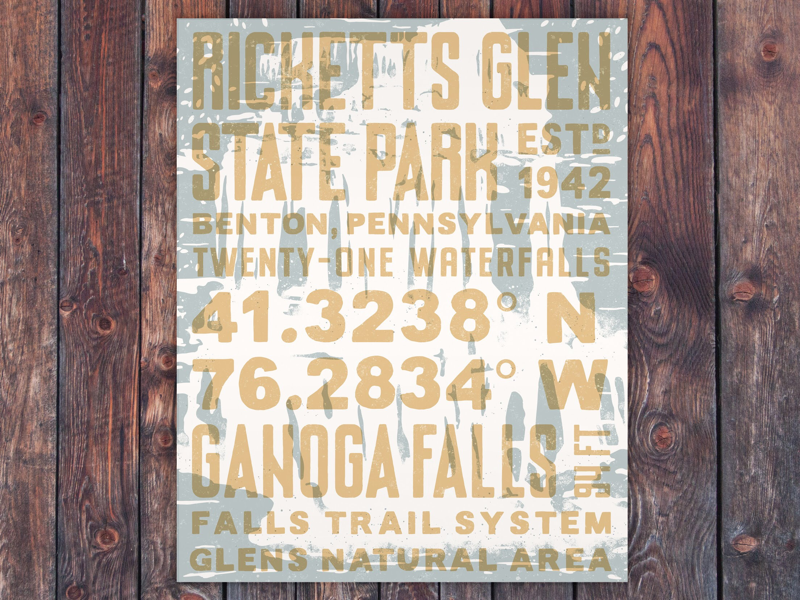 Ricketts Glen State Park By Seth Trump On Dribbble