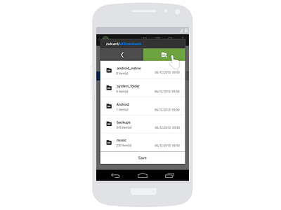 µTorrent Android App mobile ui