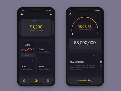 Financial app 1.0 by Fanny for DCU on Dribbble
