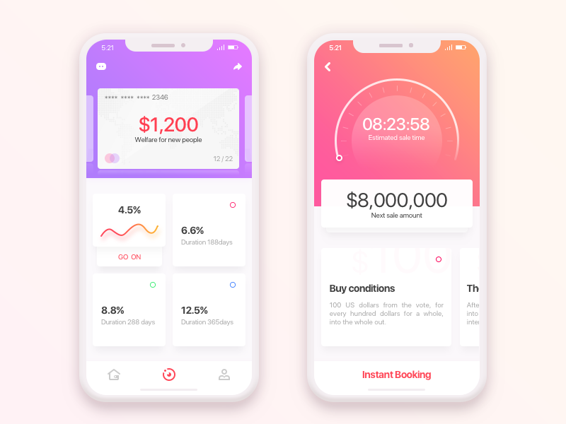 Financial app 2.0 ux ui transaction payments graph cards card business budget banking bank app