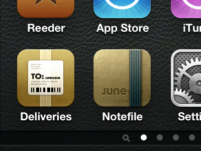 Experimenting deliveries delivery status icon ios iphone notefile