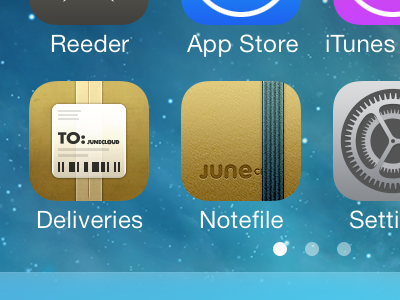Notefile for iOS icon, once more brown deliveries delivery status icon ios iphone notefile