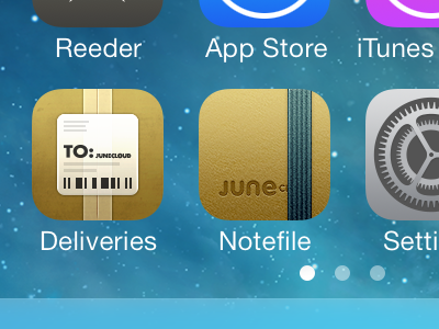 Notefile for iOS icon, once more