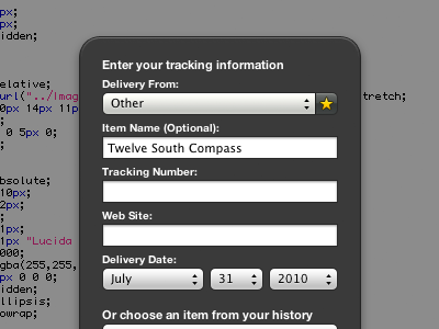 Delivery Status: Favorites, Take 9 dashboard deliveries delivery status widget