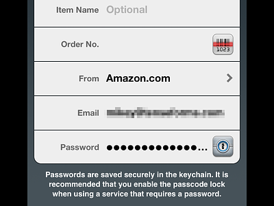 Barcode Scanner 1password barcode deliveries delivery status ios iphone