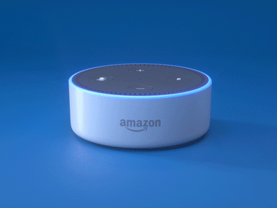 Echo Dot Light Rings 3d alexa amazon animation c4d cinema 4d dot echo light ring motion octane