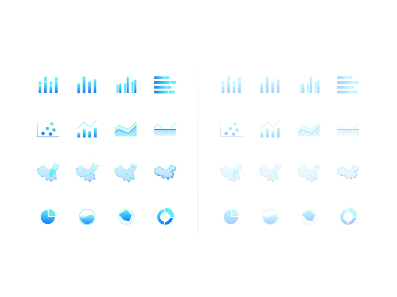 Icon chart； chart；histogram；pie dashboard；icon；line