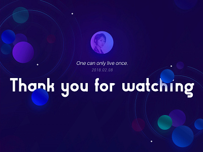Thank You For Watching By 思思隋 For Nbsp On Dribbble