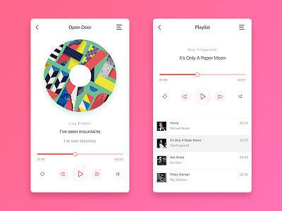 music player app clean music player