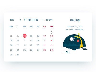 Calendar app calendar clean ui