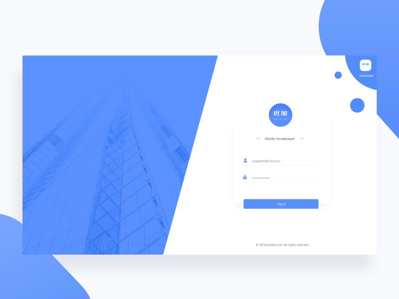 Login design. dynamic design web design