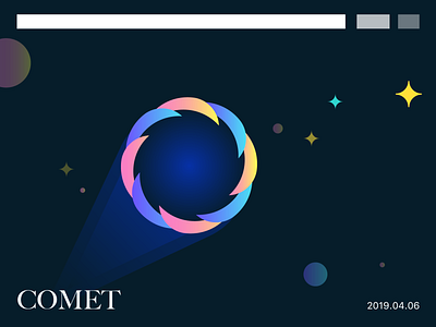 comet design illustration