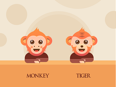 monkey and tiger