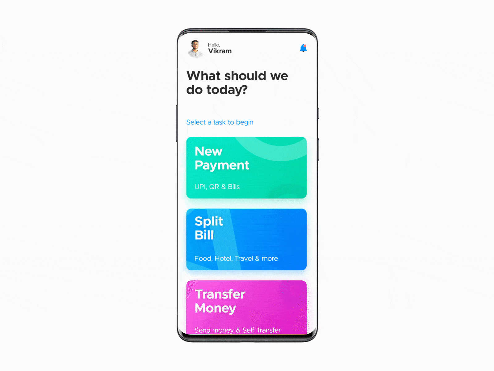 Payment App - Split a Bill Flow app app design billing interaction interaction design protopie5.0