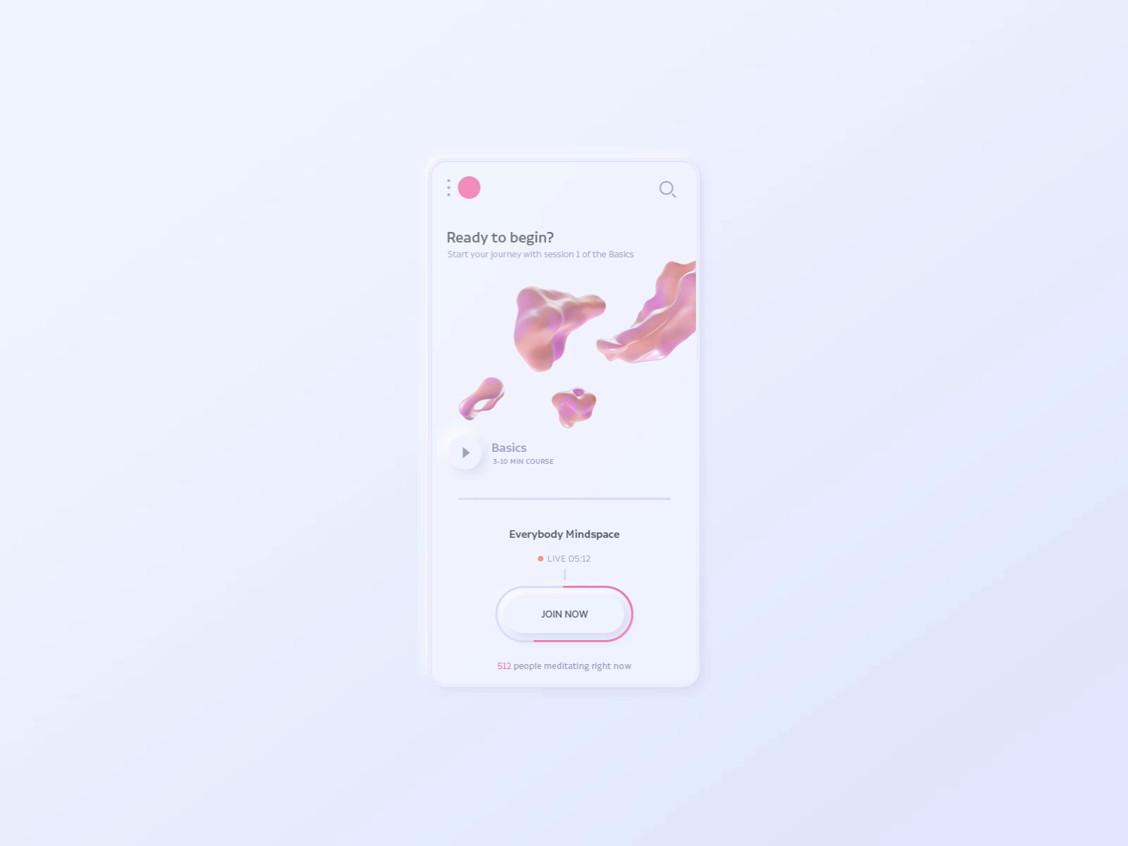 Meditation app concept by nina on Dribbble