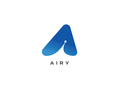 AIRY airplane branding design logo space