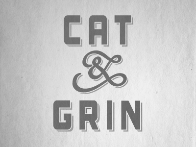 Cat And Grin Logo type