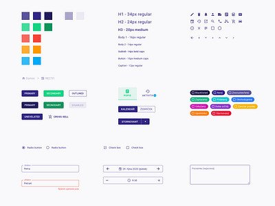 Mini kit of web application dashboard fo Usetreno.cz app dashboad dashboard design design inspiration minimal slovakia ui ux web