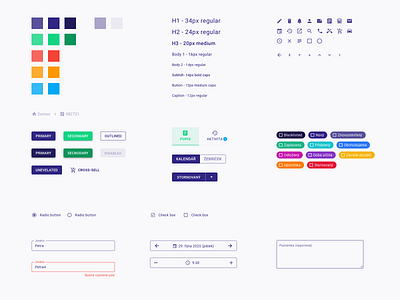 Mini kit of web application dashboard fo Usetreno.cz