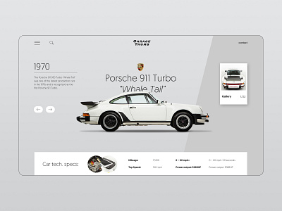 Garage thumb - car fan app branding czech design inspiration minimal slovakia ui web webdesign