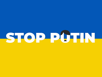 STOP PUTLER design hitler illustration inspiration minimal putin ukraine