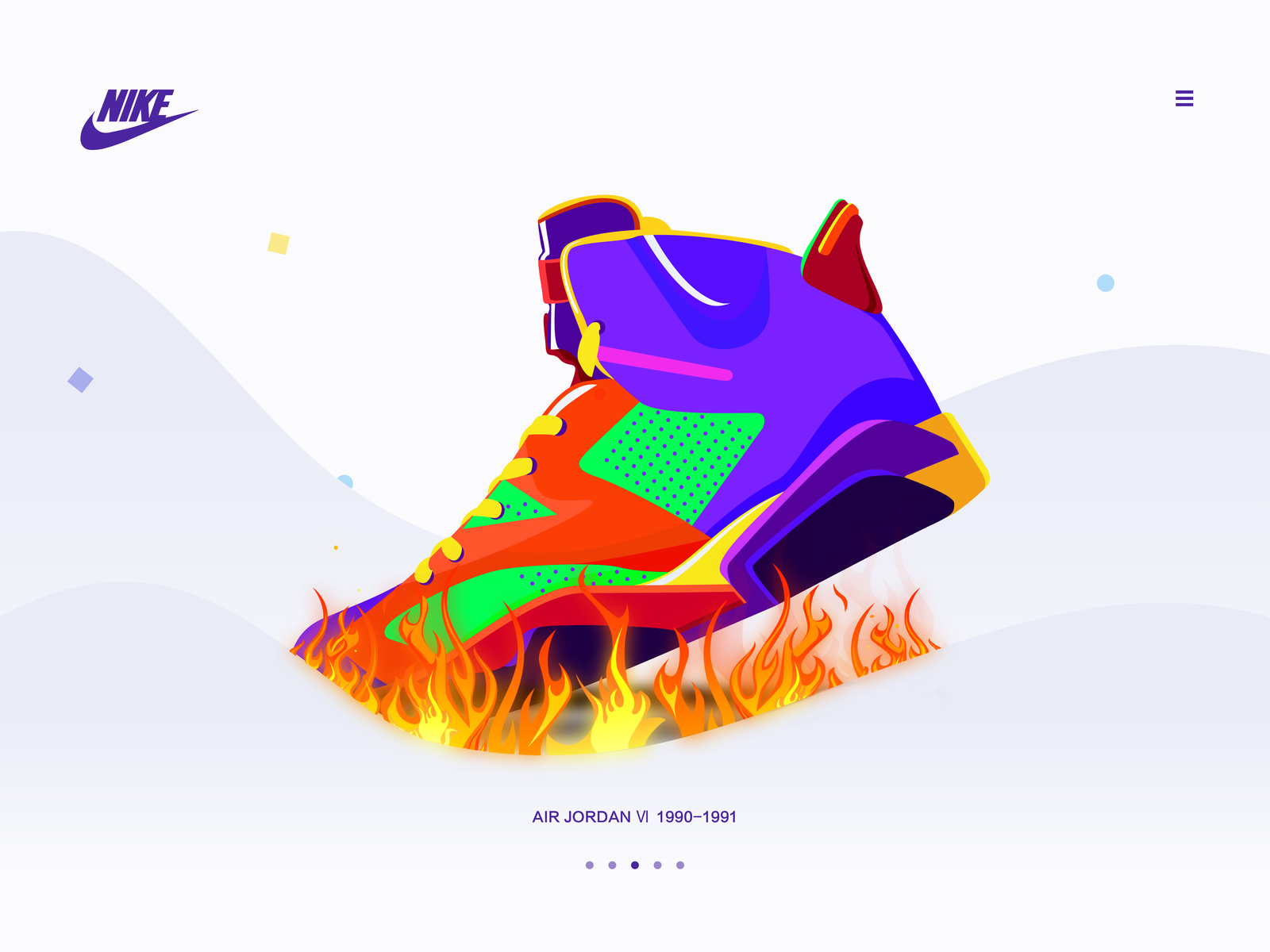 AIR JORDAN Ⅵ： 1990年-1991年 by jieyaoquan on Dribbble