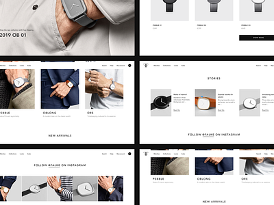 Homepage for Falke concept luxury minimal minimalism models ui ui design ui designer webdesign webdesigner website