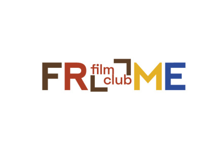 frame logo [Middle and high School Film Club] abstract branding film club identity logo logo design logodesign minimalistic logo simple logo