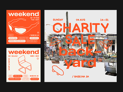 Match Poster Events august branding chair charity event illustration poster sunglasses weekend