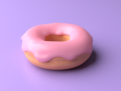 Creamy Donuts ! blender colors donuts graphic design illustrations ui web illustration
