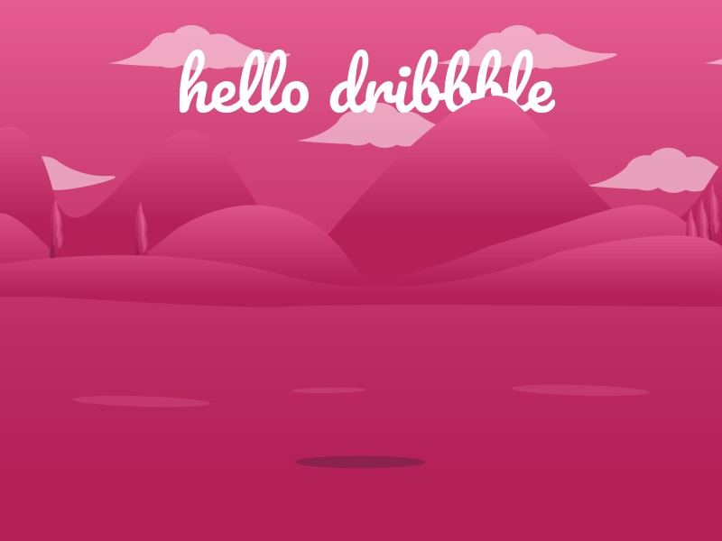 Hello Dribbble firstpost