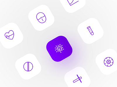 Covid-19 icon set