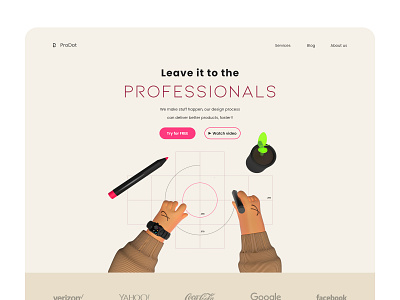 ✍️Professionals 3d 3d hand 3d illustration brand voice brown button copywriting font grey grid landing page minimal render sweater typeface typography ux writing