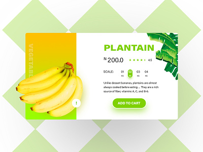 Plantain card ecommerce naira nigeria plantain product shopping vegetable