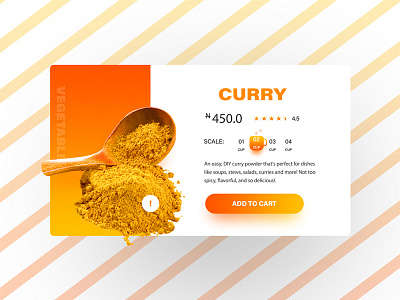 Curry cart curry ecommerce nigeria retail shopping spice ui ux vegetable