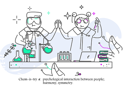 Chemistry affinity designer art blog branding doodle dribbble garden google illustration line product illustrations typography vector