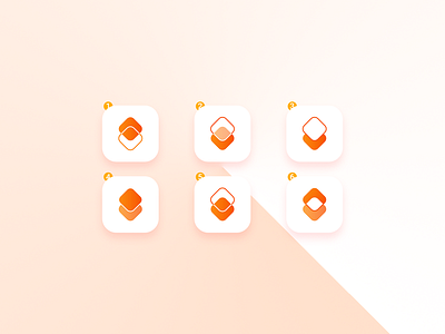 Layers app branding clean dribbble exploration gradient icon illustration logo neat ui vector
