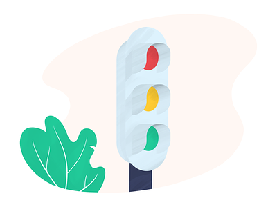 Traffic Signals anilemmiler digital art illustration procreate signal traffic traffic lights