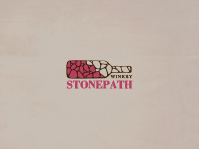 Stonepath Winery logo path stone wine winery