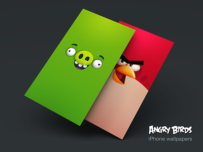 Angry Birds Wallpapers angry birds free green illustration iphone pig red samuel suarez vector wallpaper