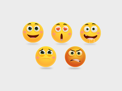 Emoticons buy chat emoji emoticons face funny icon illustration love pack samuel suarez