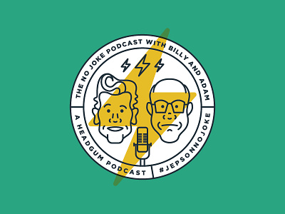 No Joke Podcast Badge Art