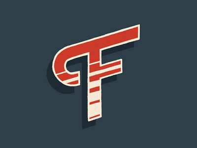 36 Days - F 36 days of type 70s drop shadow f goodtype illustration letter lettering retro seventies type