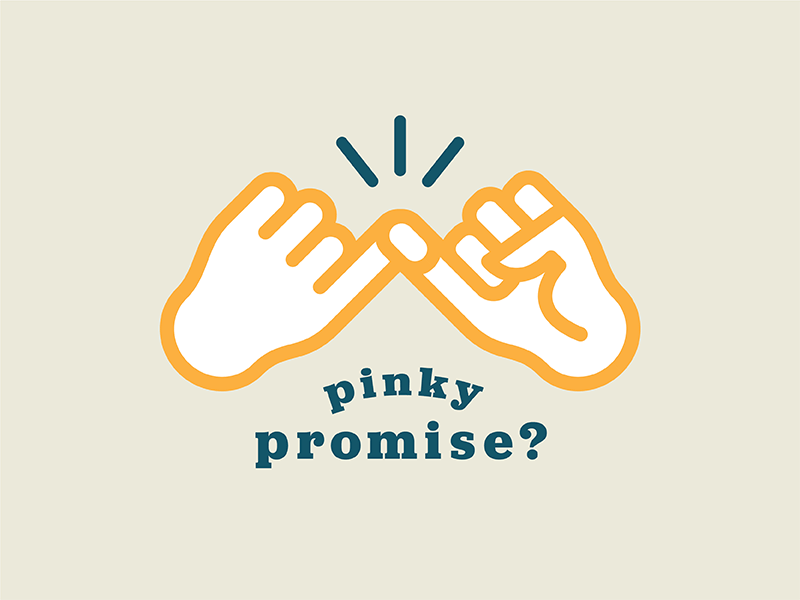 Pinky Promise? animated gif animation gif gif animation illustration loop photoshop pinky pinky promise promise