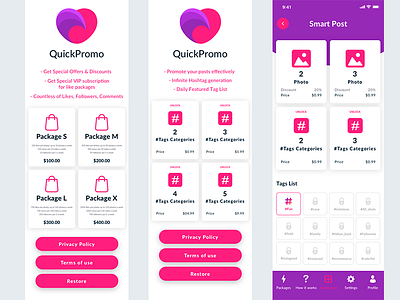 QuickPromo Buy Likes Hashtags Part 2 $ app coins hashtags instagram ios likes online package red shop
