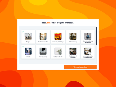 BestGeek Select Interests